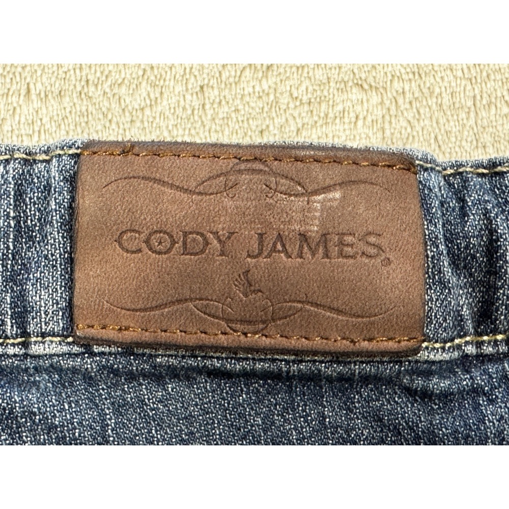 Cody James Boys Bootcut Adjustable Waist Blue Denim Jeans 16 Meas: 28x28.5 - Picture 3 of 8